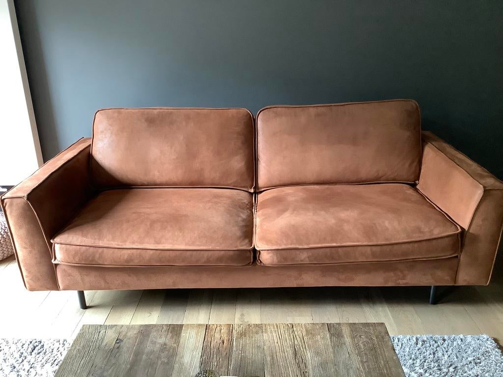 2 zit en 3 zit zetel, Huis en Inrichting, Ophalen, Zo goed als nieuw, Leer