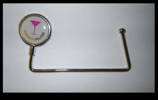 Bag Holder en metal chromé - recto : logo design "COINTREAU., Enlèvement ou Envoi, Neuf, Argent