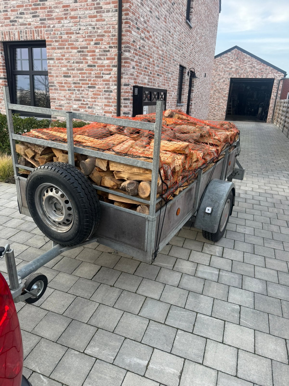 Brandhout eik, Enlèvement