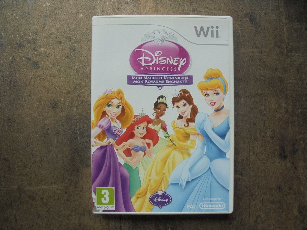 Disney Princess Mijn Magisch Koninkrijk voor Wii (ziefoto's), Enlèvement ou Envoi, 1 joueur, Aventure et Action, Utilisé