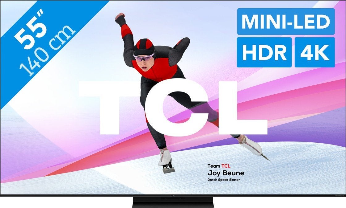 TCL 55" QD Mini-led C71K 4K (2025) Smart TV (nieuwprijs 899), Ophalen