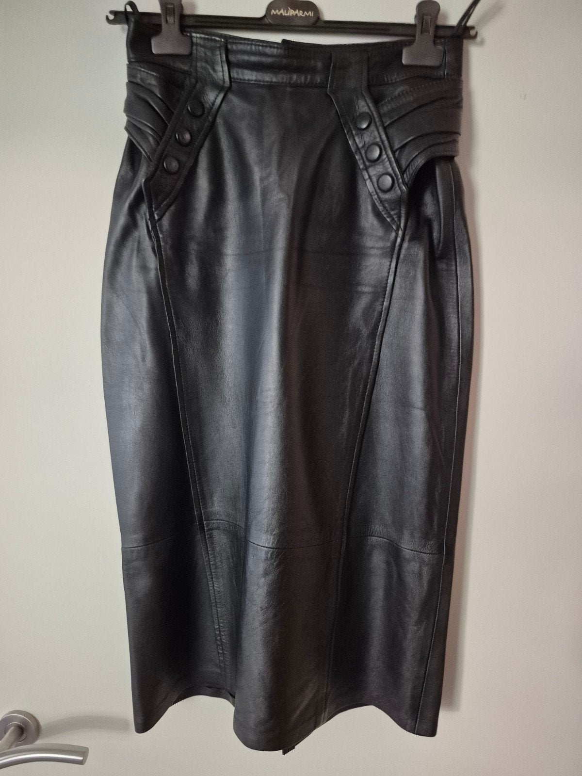 lederen rok, Taille 38/40 (M), Enlèvement, Porté, Sous le genou