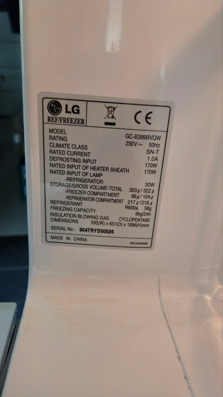 frigo, Electroménager, Enlèvement, Utilisé