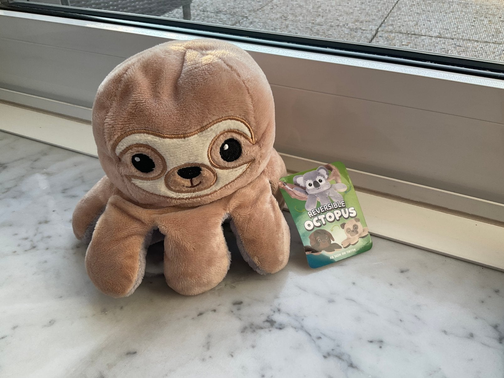 Reversible octopus Nieuw!, Kinderen en Baby's, Speelgoed | Knuffels en Pluche, Ophalen of Verzenden, Zo goed als nieuw