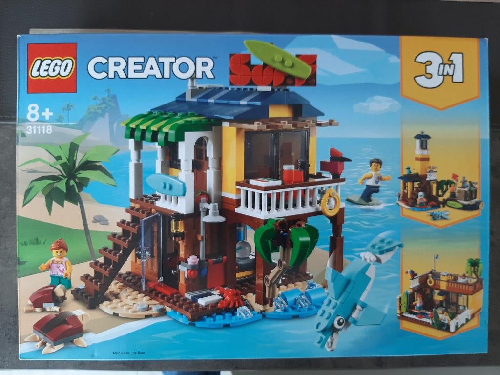 Lego Creator 31118: surfer strandhuis, Lego, Nieuw, Ophalen of Verzenden, Creator