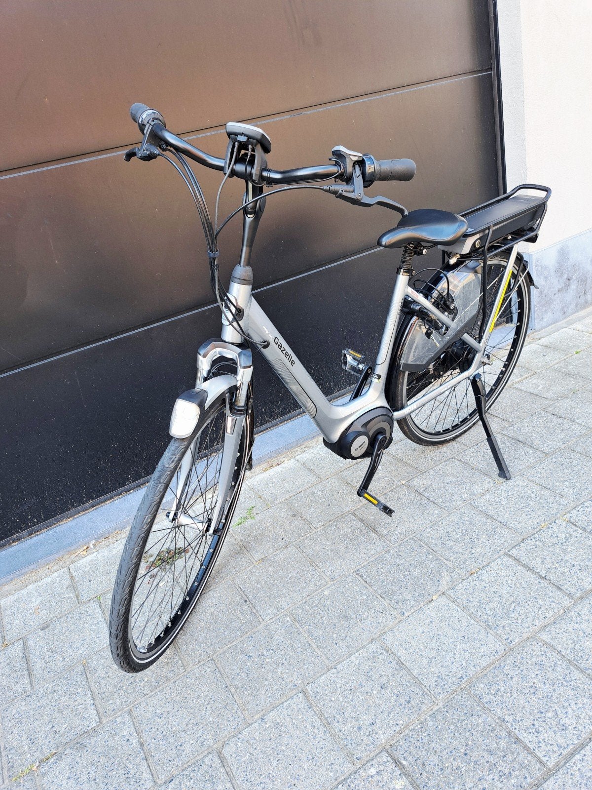 elektrische fiets middenmotor, Fietsen en Brommers, Ophalen, Zo goed als nieuw, 50 km per accu of meer, Gazelle