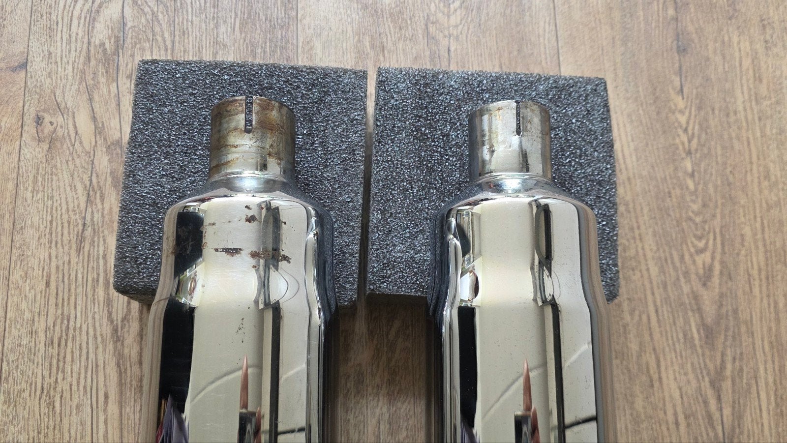Rinehart Racing 4" DBX SlipOn uitlaten Indian Thunderstroke, Motoren, Onderdelen | Overige, Ophalen, Gebruikt