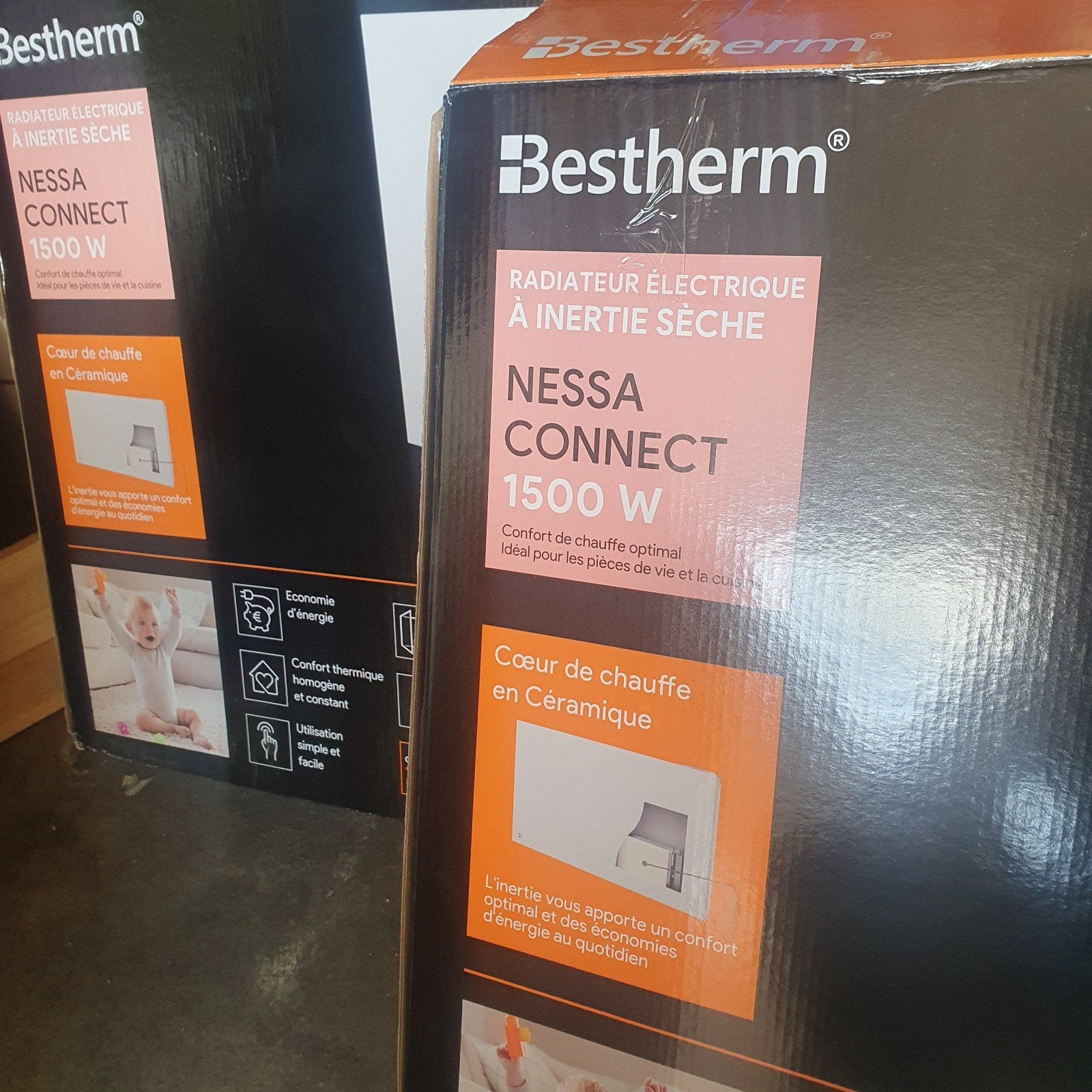 radiateur électrique bestherm 1500w connect neufs, Enlèvement, Radiateur