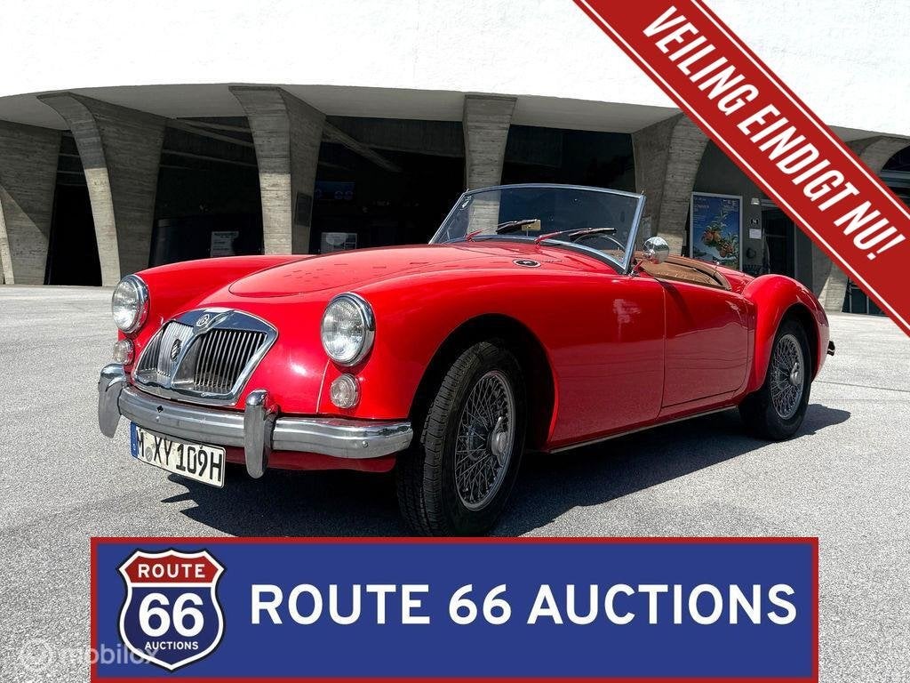 MG MGA Cabriolet | 1961 | Route 66 Auctions, Achat, Entreprise, Boîte manuelle, Autre carrosserie