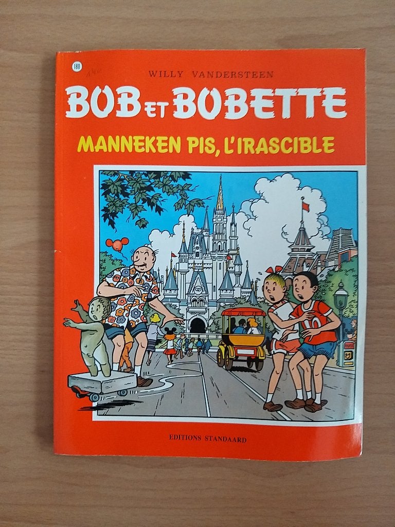Bande dessinée BD Bob Bobette Manneken Pis l'irascible 180, Une BD, Enlèvement ou Envoi, Utilisé, Willy Vandersteen
