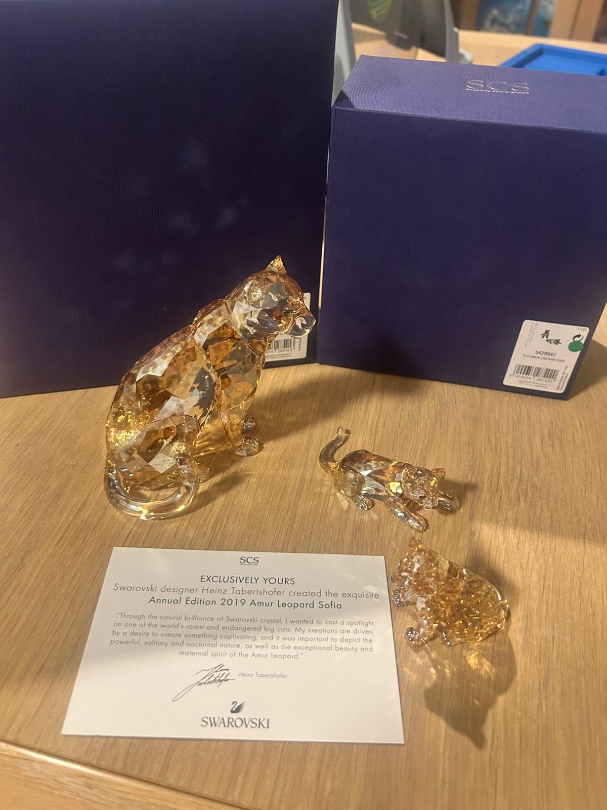 Swarovski SCS Annual Edition 2019 – Amur Leopard Sofia, Collections, Enlèvement, Comme neuf