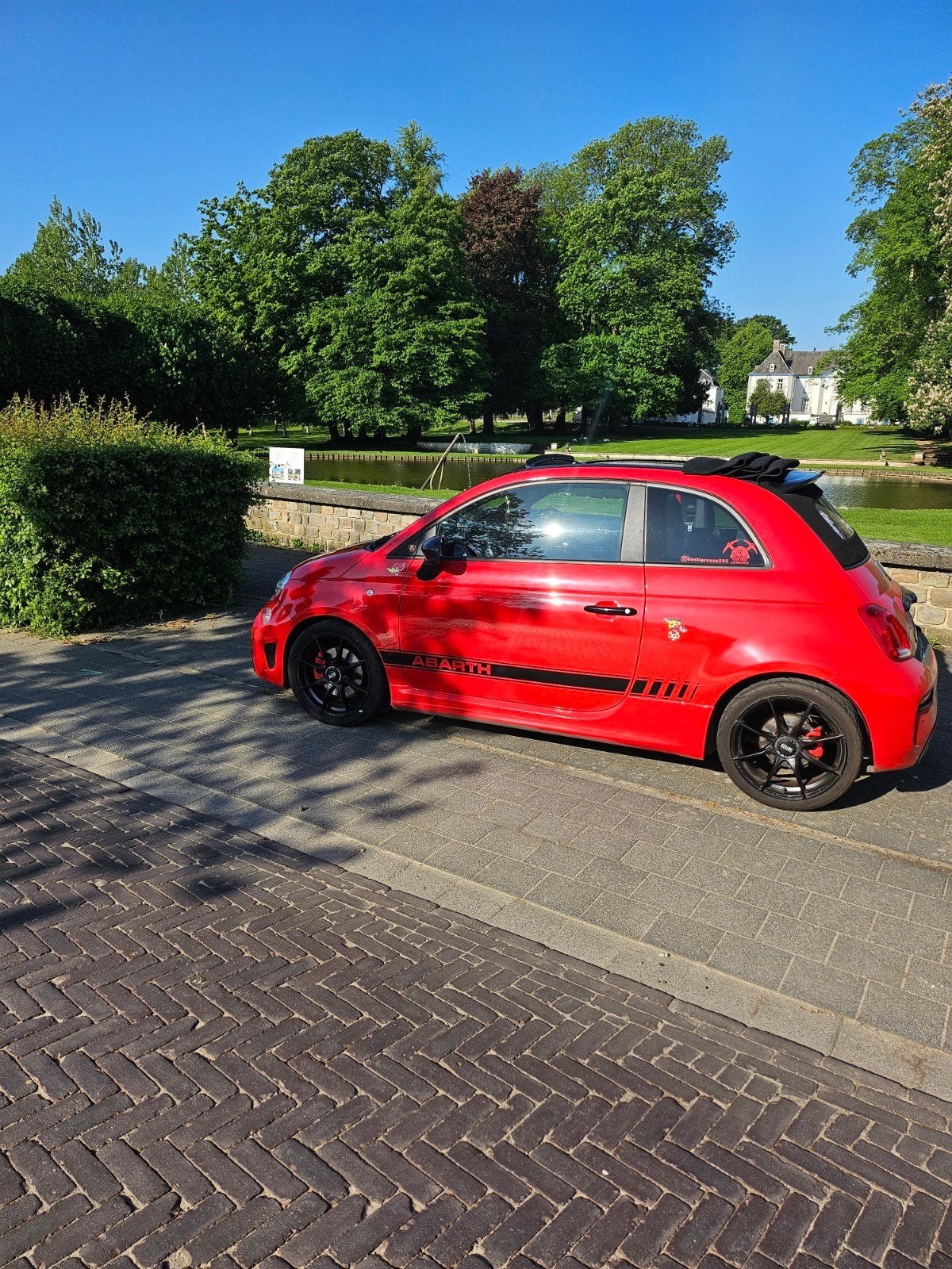 Fiat Abarth 595 Turismo, Auto's, Voorwielaandrijving, 4 zetels, Zwart, 4 cilinders