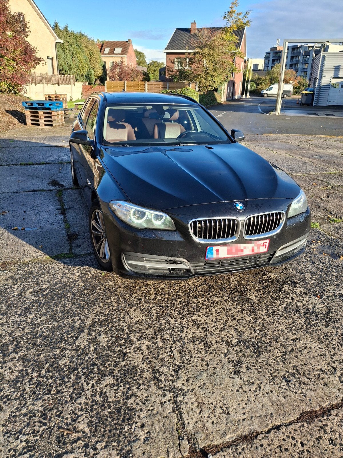 bmw 520d xdrive, Automaat, Euro 6, Zwart, Leder