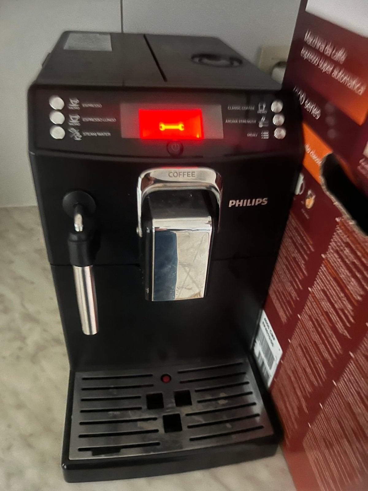Machine à café grain à réparer à 80€, Enlèvement, Utilisé, Machine à espresso, Café en grains