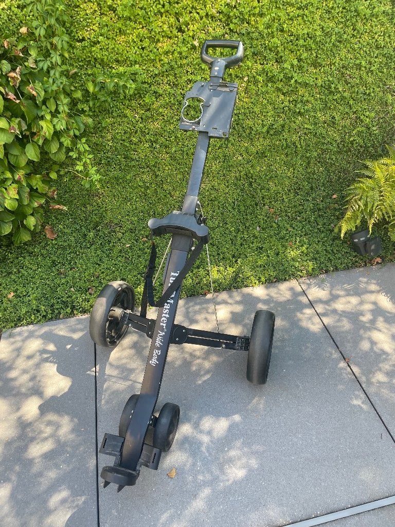 Golf trolley te koop, Sport en Fitness, Golf, Ophalen, Gebruikt