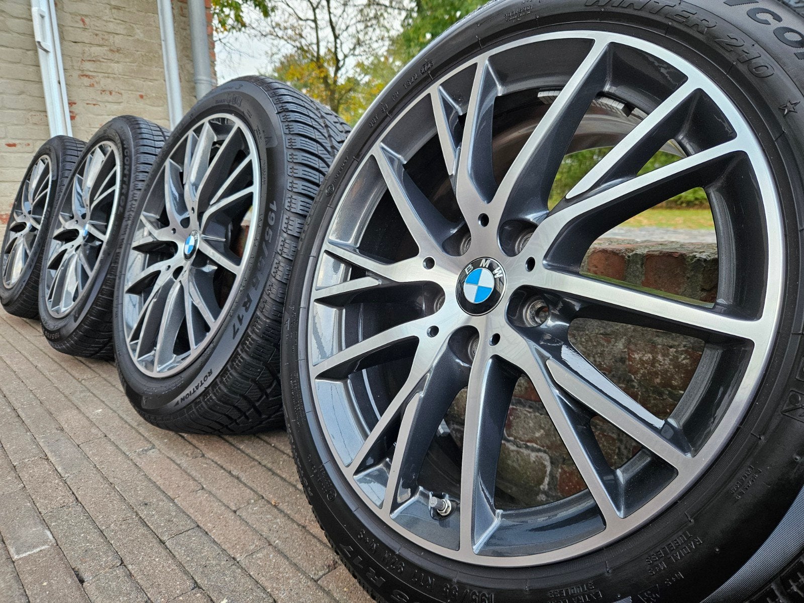 17" BMW Série 1 F40 Série 2 F44 kit hiver 8 mm Pirelli ZGAN, Pneus et Jantes, Pneus hiver, Enlèvement ou Envoi, Véhicule de tourisme