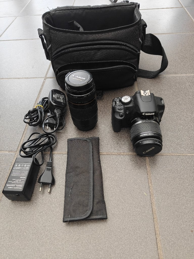 Fototoestel Canon Eos Rebel Ti + toebehoren, Audio, Tv en Foto, Ophalen, Gebruikt, Spiegelreflex, Canon