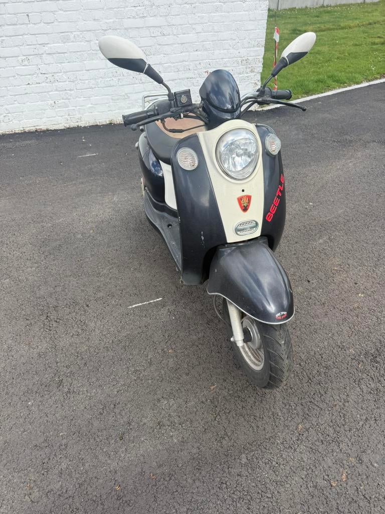 ALPHA KLASSE B SCOOTER/SYM MIO 5800KM! NIKKELROL 575€!, Fietsen en Brommers, Gebruikt, Klasse B (45 km/u), Benzine, 50 cc