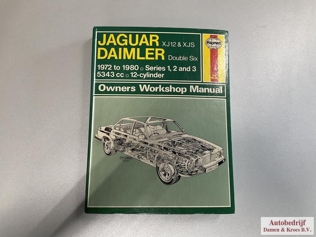 Owner Workshop Manual Jaguar Daimler 1972 to 1980 isbn 0 856, Enlèvement ou Envoi