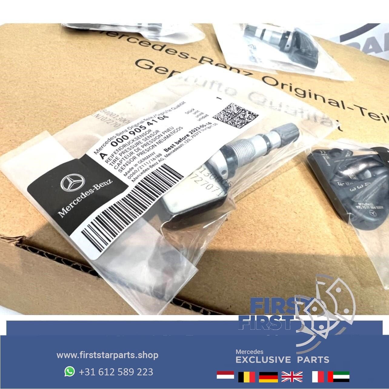 A0009054104 TPMS RDKS BANDENSPANNINGSSENSOR Mercedes G63 A45, Utilisé, -, -, Enlèvement ou Envoi