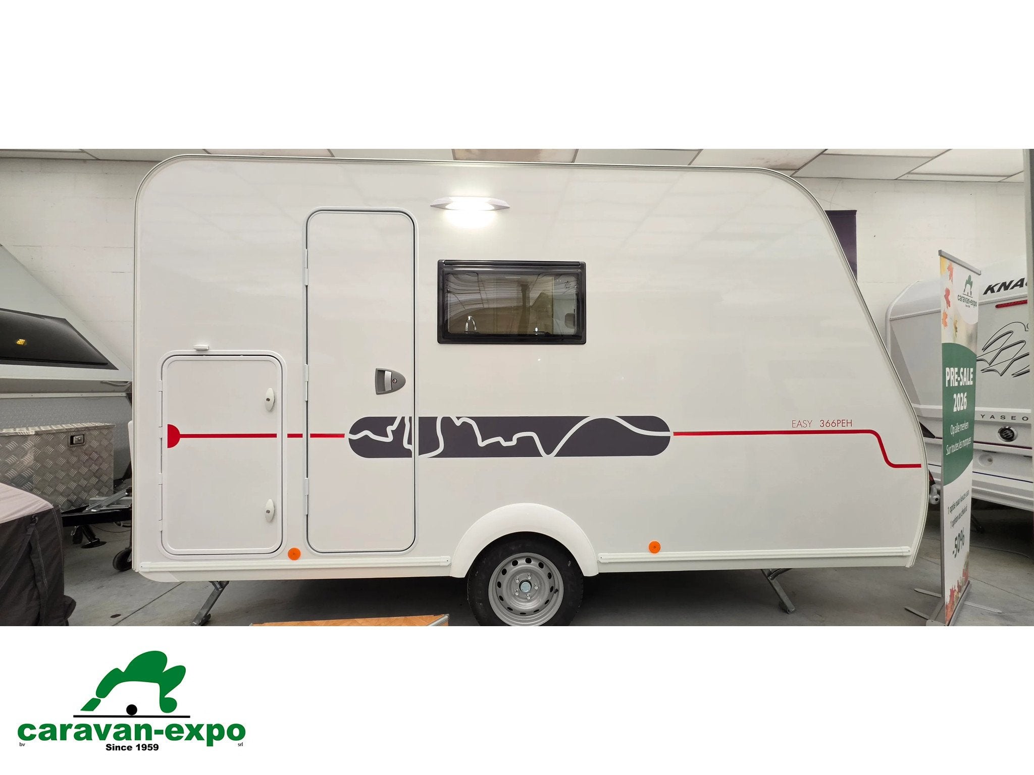 STERCKEMAN 366 PE H EASY, Caravans en Kamperen, Sterckeman, Bedrijf, 4 tot 5 meter, 500 - 750 kg