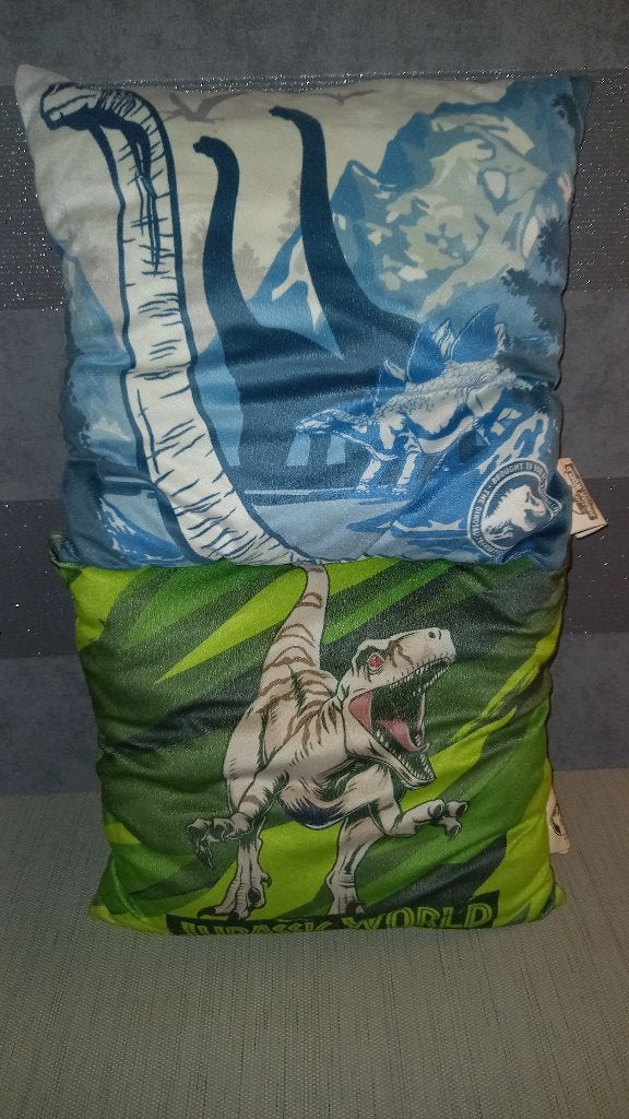 Jurassic World dino sierkussens, Ophalen of Verzenden, Gebruikt, Vierkant, Sierkussen