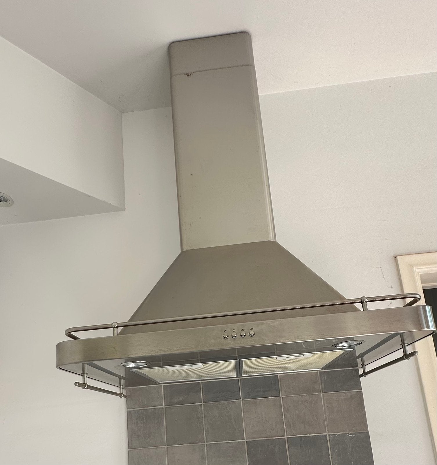Inox dampkap / afzuigkap keuken, Ophalen, Zo goed als nieuw