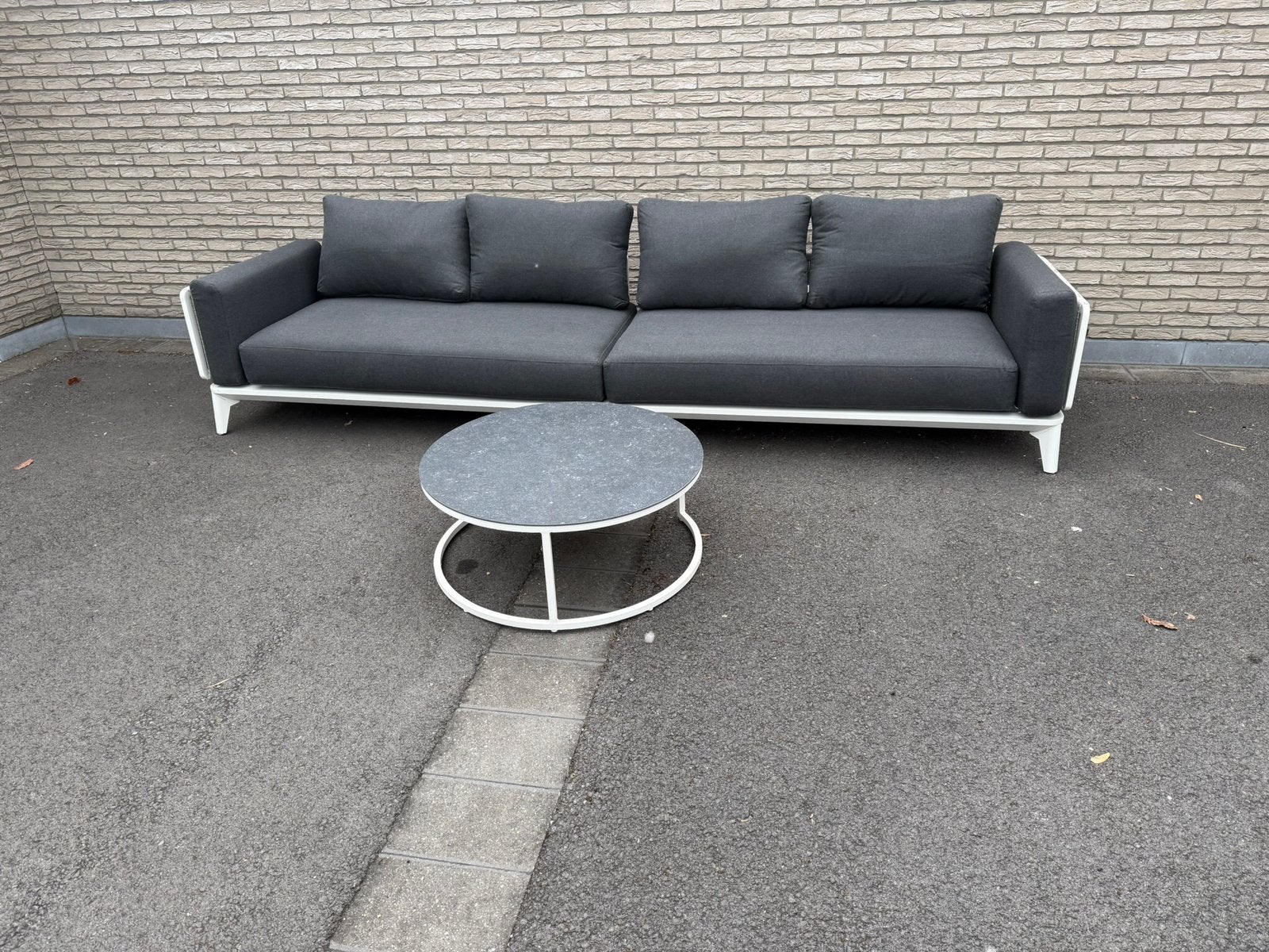 Mosa wicker 4pers, Tuin en Terras, Ophalen, Zo goed als nieuw, Wicker
