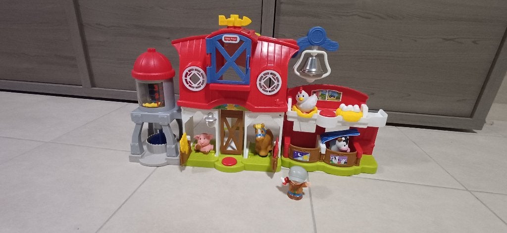 Fisher price / little people boerderij, Kinderen en Baby's, Speelgoed | Fisher-Price, Ophalen, Zo goed als nieuw, Speelset, Met geluid