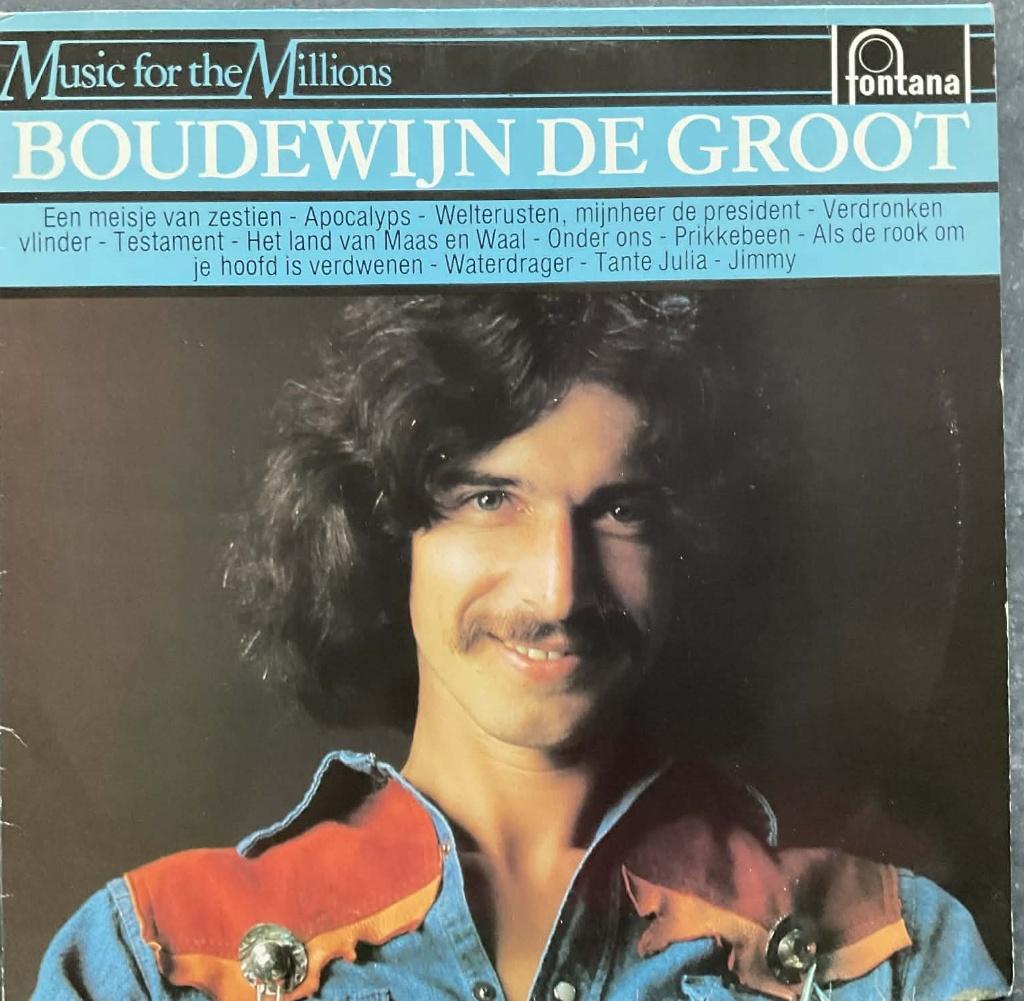 lp - Music for the Millions "Boudewijn De Groot", Complilatie, Ophalen of Verzenden, Zo goed als nieuw, Levenslied of Smartlap
