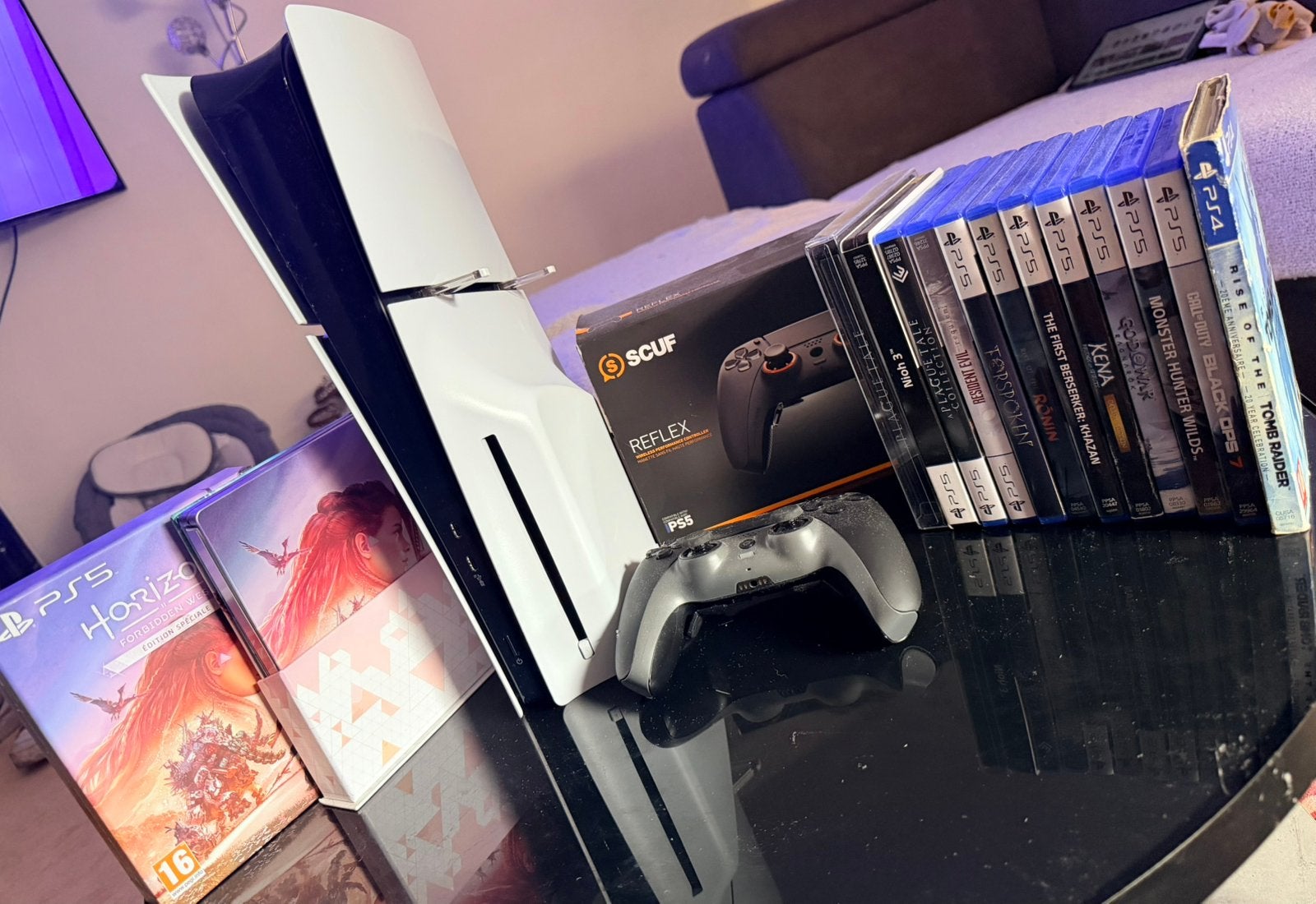 Ps5 Slim avec support disque Manette scuff reflex neuf 13jeu, Consoles de jeu & Jeux vidéo, Consoles de jeu | Sony PlayStation 5