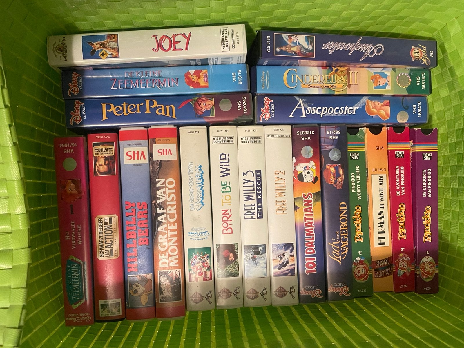 Vhs kinderfilms, Ophalen, Nederlands ondertiteld, Gebruikt, Tekenfilm