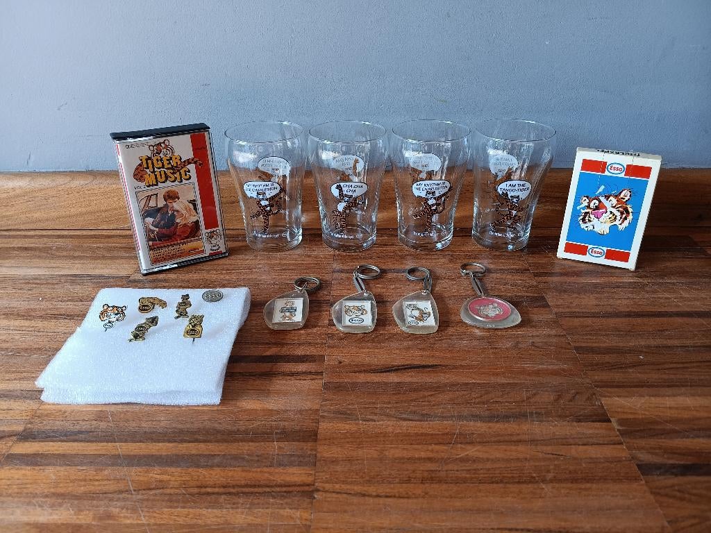 Vintage Esso verzamelspullen, Ophalen of Verzenden, Zo goed als nieuw, Overige typen