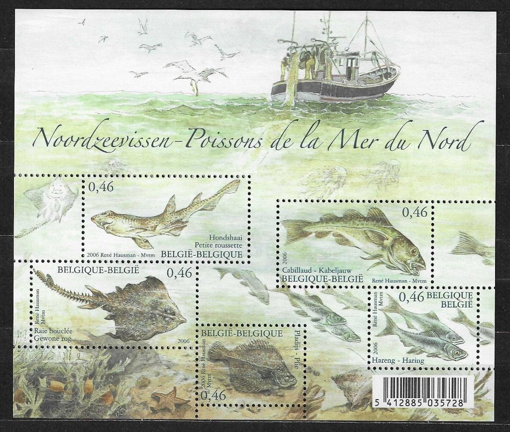 Belgique OPC BL130 Pêche en mer du Nord **, Enlèvement ou Envoi, Non oblitéré, Neuf