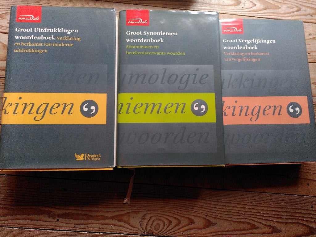 Van Dale - Drie bijzondere woordenboeken, Boeken, Van Dale, Nederlands, Ophalen of Verzenden, Zo goed als nieuw
