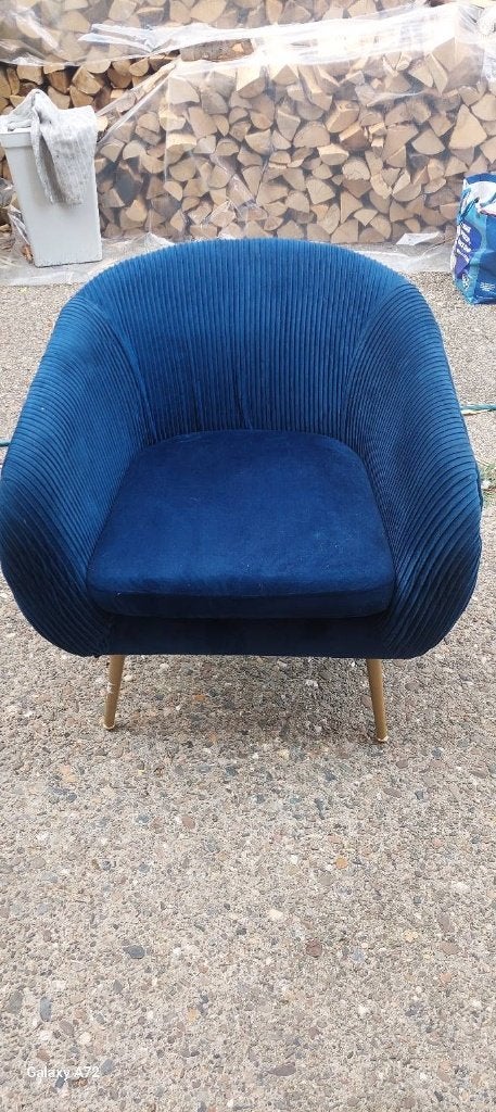 Fauteuil 1 place Atmosphera (Créateur d'intérieur), Maison & Meubles, Enlèvement, Neuf, Tissus, Néo Art Déco / Contemporain chic