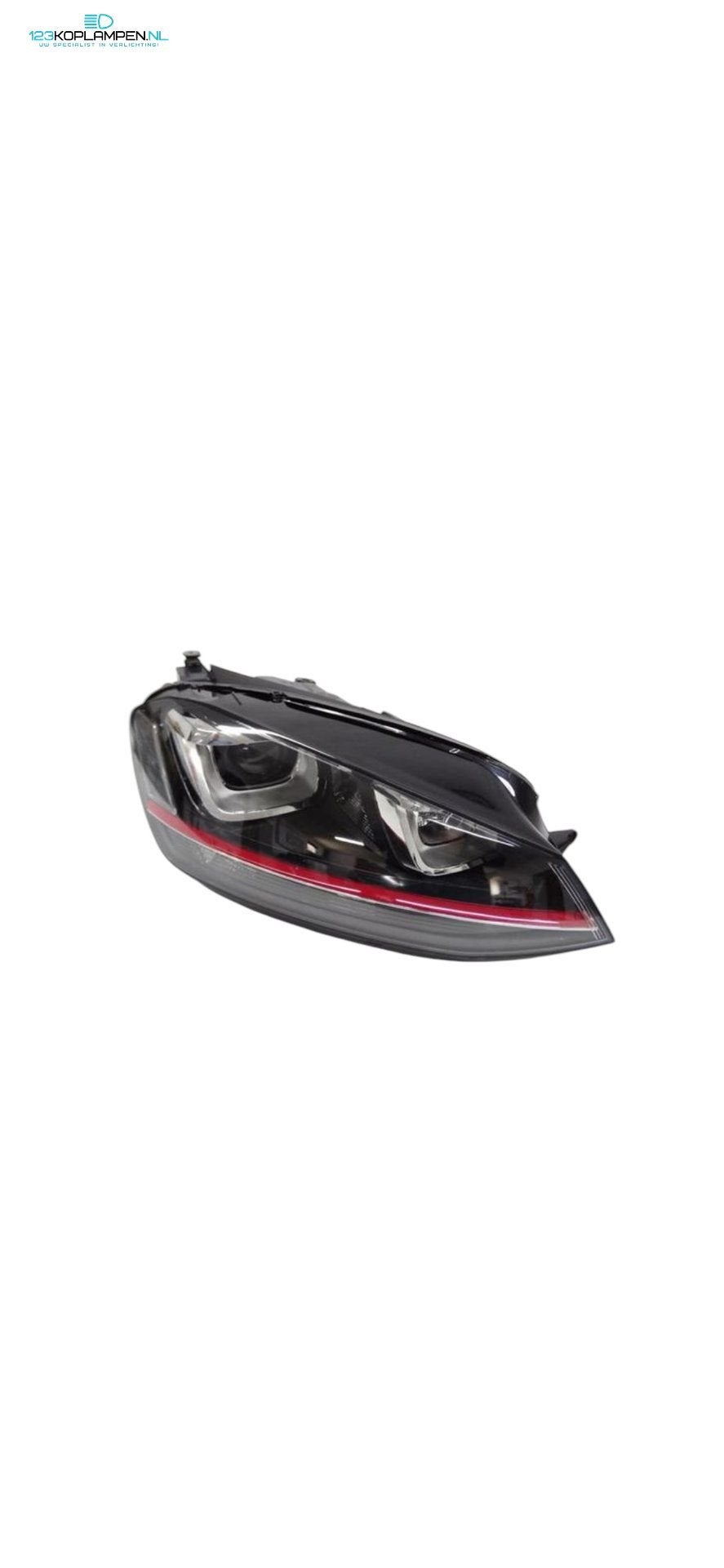 Volkswagen Golf 7 Bi-Xenon GTI Rood Koplamp Rechts 5G1941032, Gebruikt, -, -, Verzenden