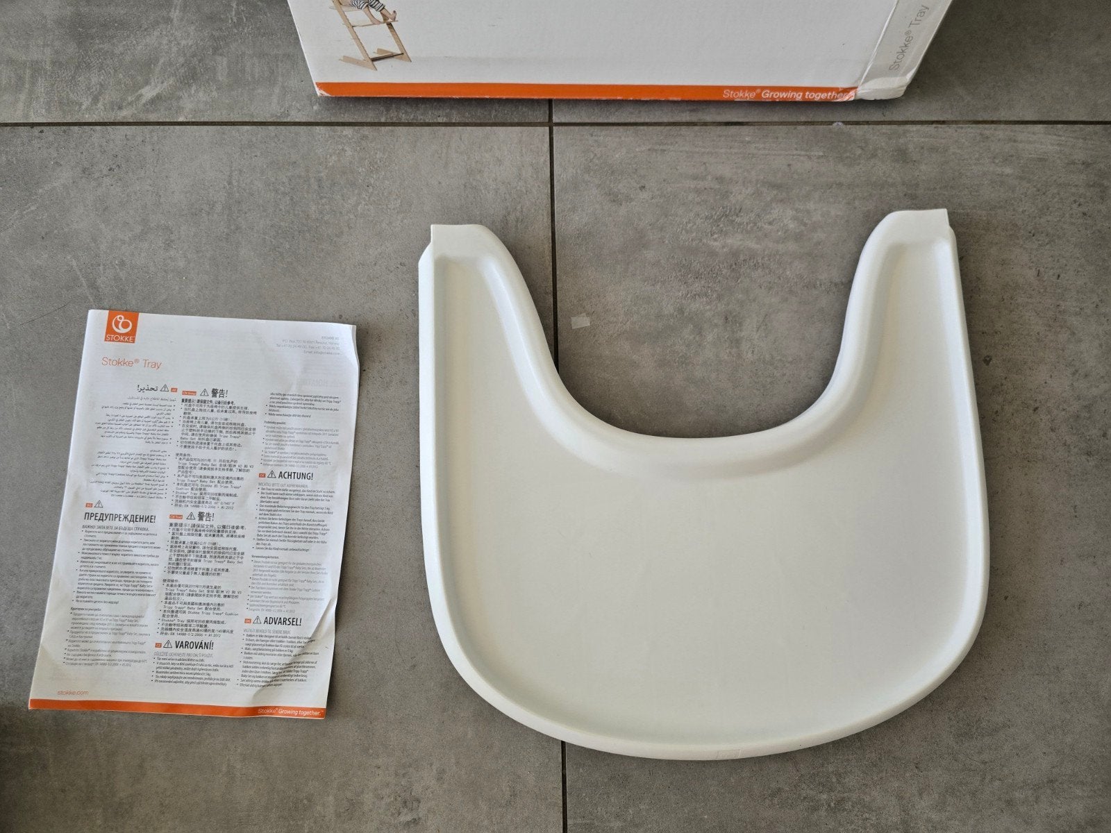 Stokke Tray voor Tripp Trapp, Enlèvement, Comme neuf, Chaise évolutive, Plateau amovible