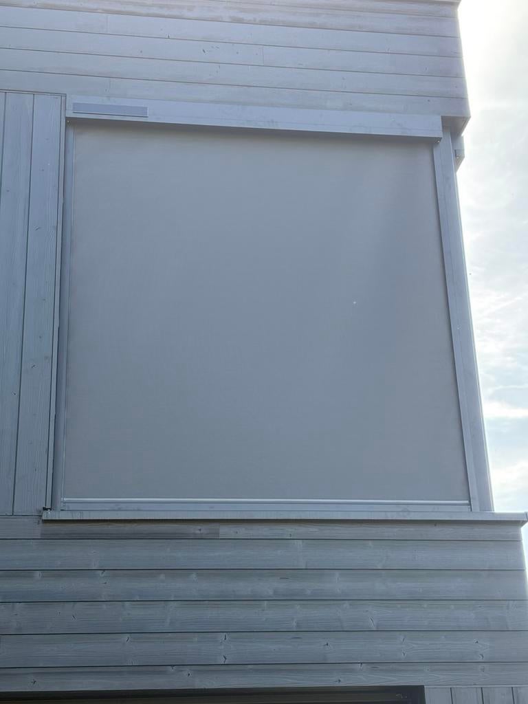 Zip screen ral 9005 met glasvezeldoek, Ophalen, Overige kleuren, 200 cm of meer, Nieuw
