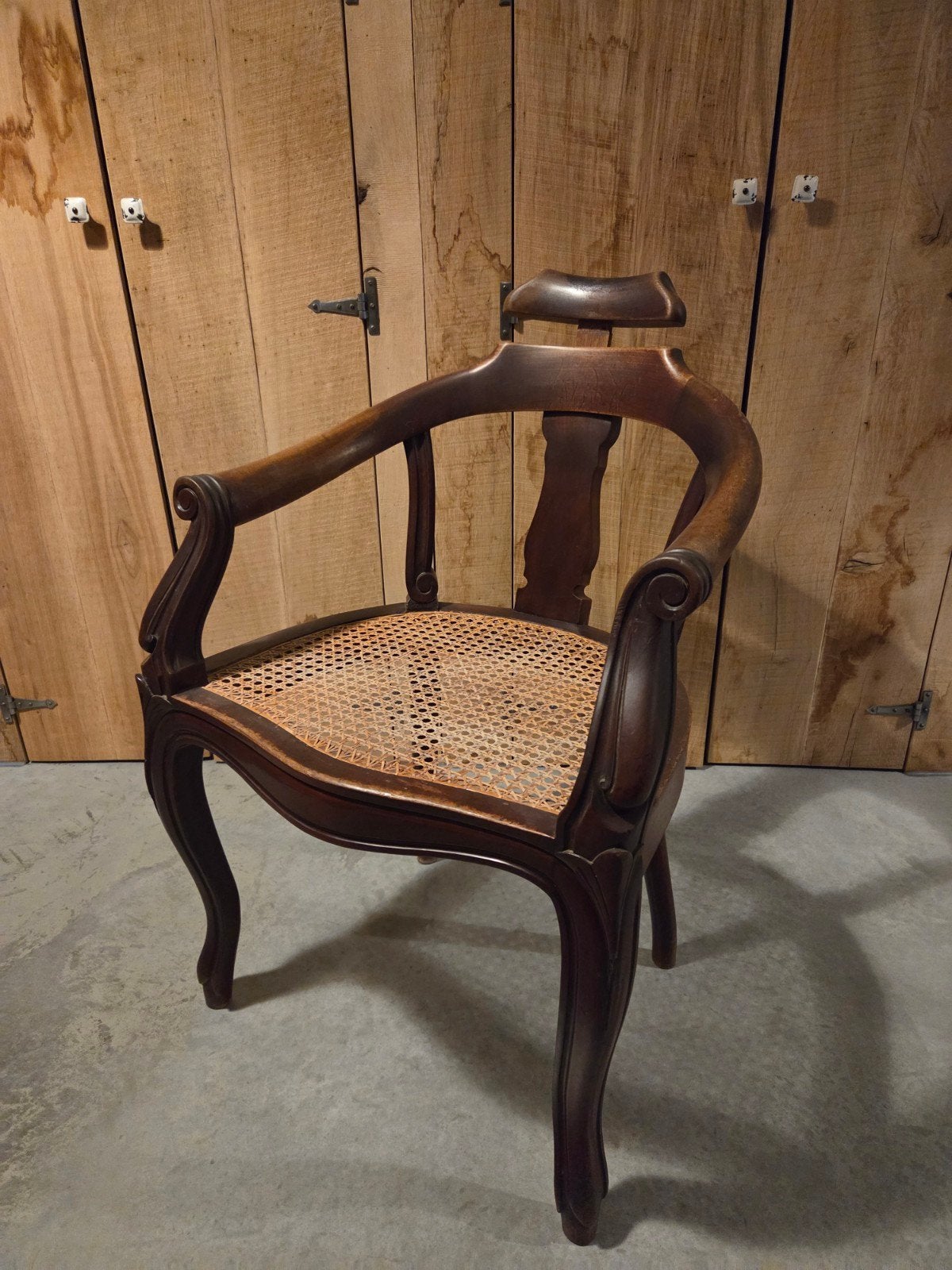 antieke kapperstoel, Antiek en Kunst, Ophalen