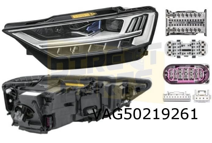 Audi A8 (1/18-) Koplamp Links Origineel! (LED) 4N0941113, Neuf, -, -, Audi