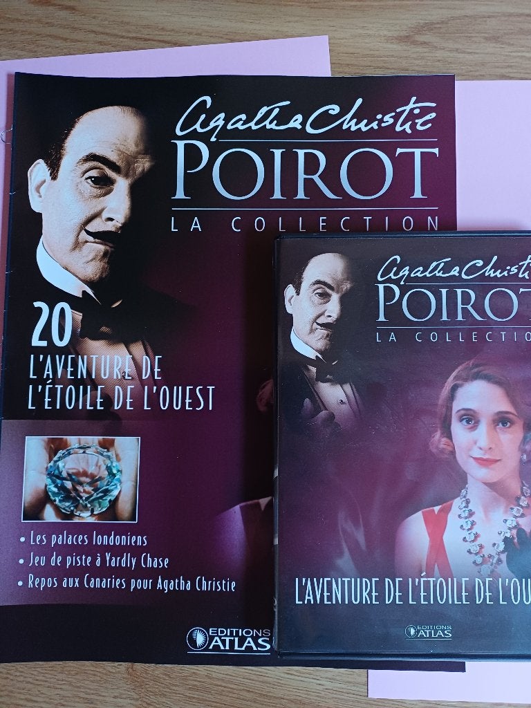 dvd hercule poirot + livret explicatif, CD & DVD, Enlèvement ou Envoi, Comme neuf, Crime, Français