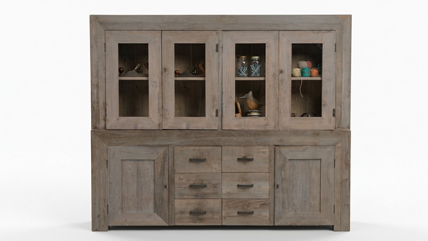 Buffet en bois peint sur mesure, livraison offerte, Maison & Meubles, Neuf, 25 à 50 cm, 200 cm ou plus, Uniek en strak design