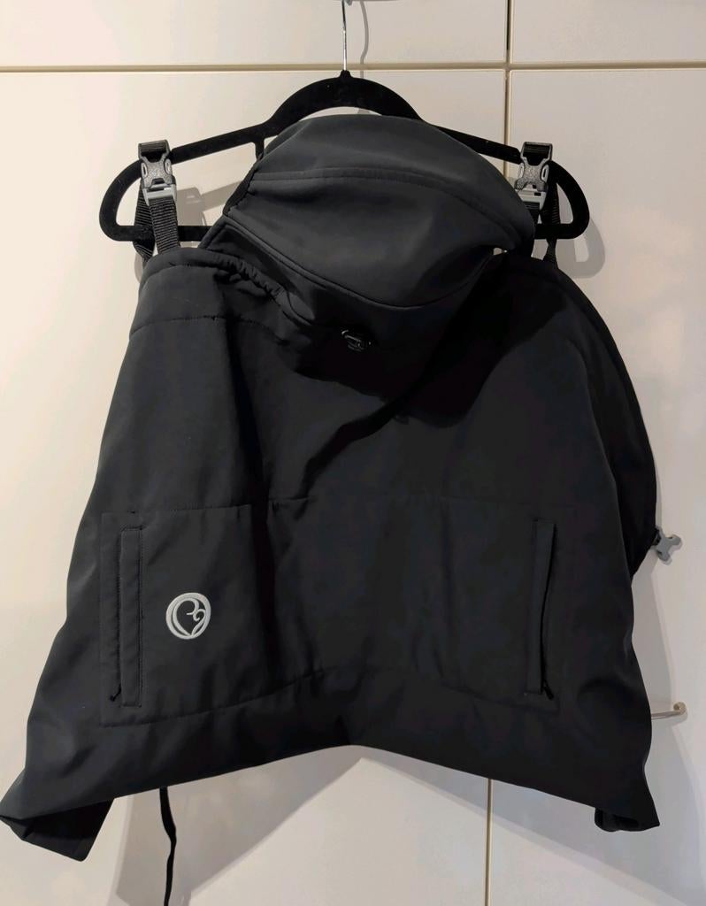 Mamalila Softshell draagcover - zwart (nieuw!), Ophalen, Buik, Draagdoek