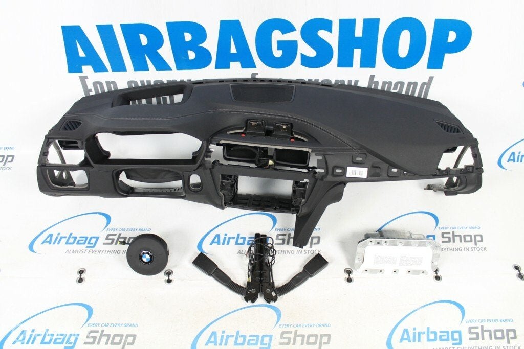 Airbag kit Tableau de bord blanc couture BMW 4 serie, Enlèvement ou Envoi, Utilisé