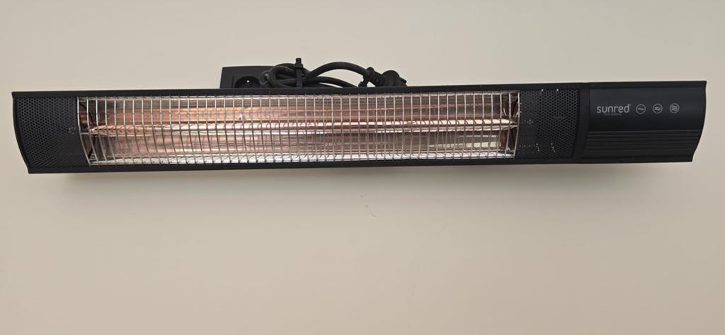 2SUNRED infrarood terrasverwarmers-wandmodel-👍 staat-2x€150, Enlèvement, Comme neuf, Électrique, Mur