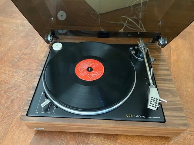 Platenspeler Lenco L78 vintage - pick-up - platine, Enlèvement ou Envoi, Utilisé, Tourne-disque