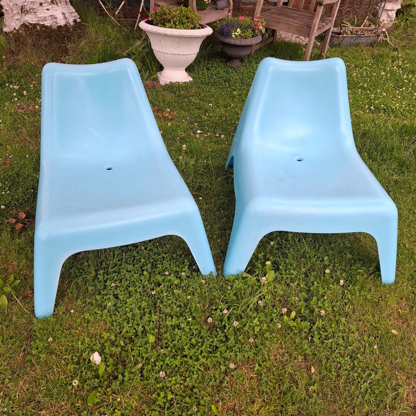Chaises de jardin vintage Ikea Vago, Enlèvement