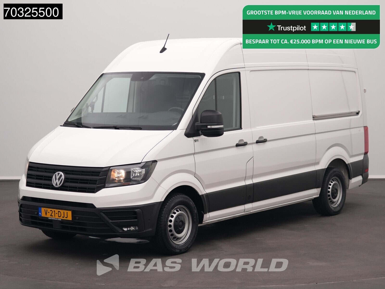Volkswagen Crafter 177pk Automaat 2x schuifdeur L3H3 ACC Nav, Automaat, Automatische klimaatregeling, Stof, Gebruikt