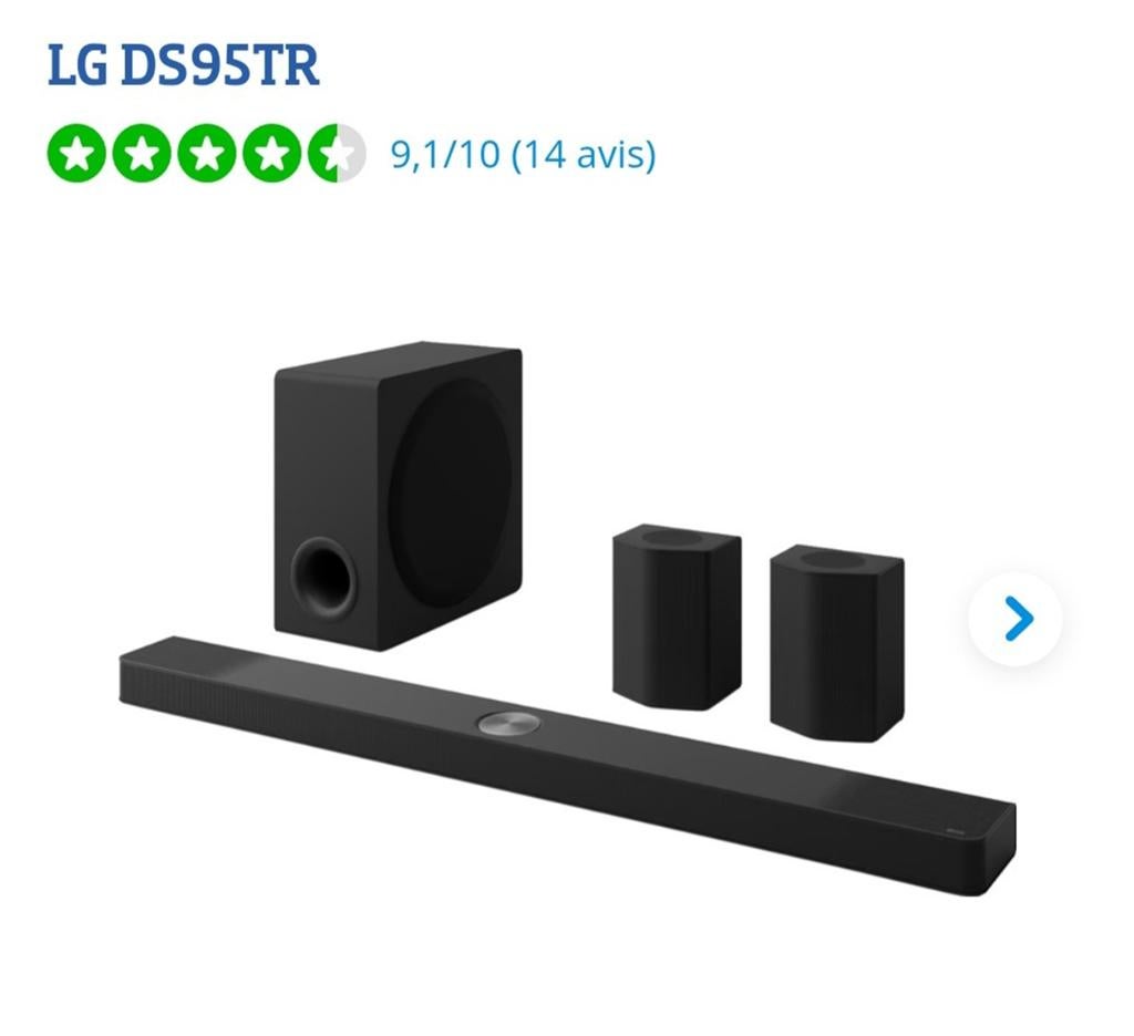 LG barre de son DS95TR NEUF, Enlèvement